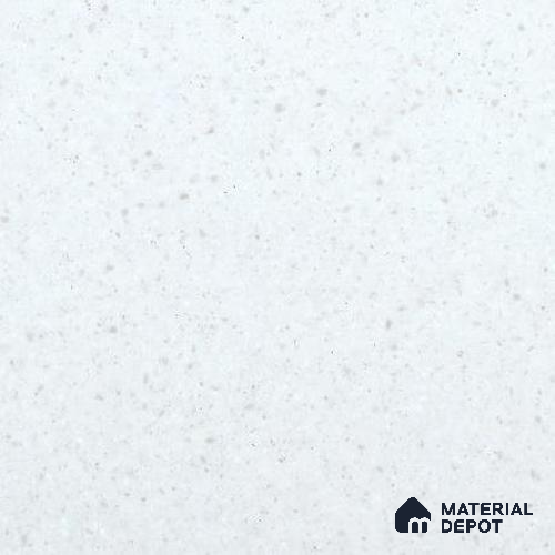 G501 White Stella 12.07 ft x 2.49 ft Solid Surface Corian - 12 mm